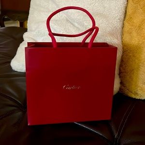 Cartier Red Small Shopping Bag